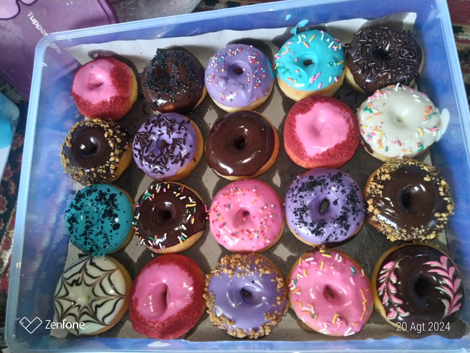 donat toping coklat